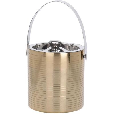 EH Excellent Houseware - Double Wall Ice Bucket - Stainless Steel - Ø15 cm - Ice bucket - Publicité EH Excellent Houseware - Double Wall Ice Bucket - Stainless Steel - Ø15 cm - Ice bucket - Publicité
