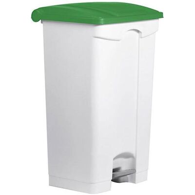 helit 90 l Poubelle à pédale blanche - Conteneur à déchets - Publicité helit 90 l Poubelle à pédale blanche - Conteneur à déchets - Publicité