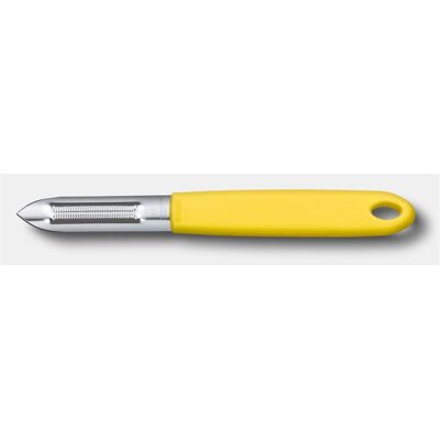 Éplucheur de pommes de terre double bord Victorinox Jaune - Publicité Éplucheur de pommes de terre double bord Victorinox Jaune - Publicité