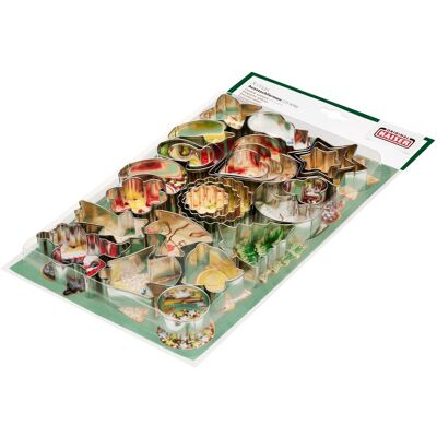 Kaiser Noël, Emporte-pièce, Argent - Publicité Kaiser Noël, Emporte-pièce, Argent - Publicité