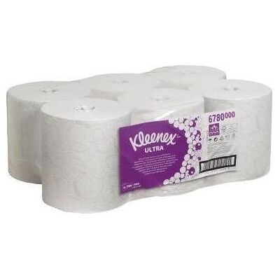 Kleenex Ultra Hand Towel Roll Blanc - Serviettes en papier - Publicité Kleenex Ultra Hand Towel Roll Blanc - Serviettes en papier - Publicité