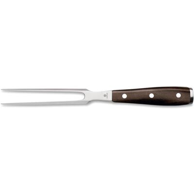 Wüsthof Ikon fourchette à viande - 16 cm - Piques en acier inoxydable - Outil pour découper et servir - Publicité Wüsthof Ikon fourchette à viande - 16 cm - Piques en acier inoxydable - Outil pour découper et servir - Publicité