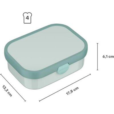 Mepal Lunchbox Campus - Cool Mint - Lunchbox - Publicité Mepal Lunchbox Campus - Cool Mint - Lunchbox - Publicité