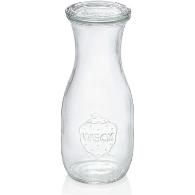 Weck Saftflasche 530ml RR60 mit Deckel, Conteneurs de service, Transparent - Publicité Weck Saftflasche 530ml RR60 mit Deckel, Conteneurs de service, Transparent - Publicité