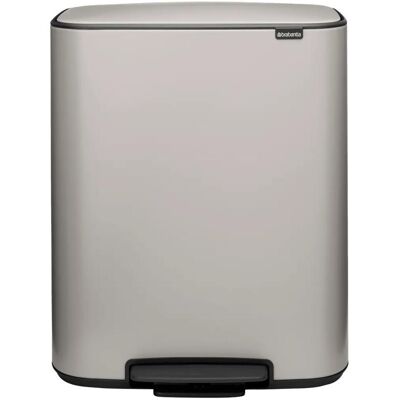 Brabantia Poubelle Bo, Poubelle, Gris - Publicité Brabantia Poubelle Bo, Poubelle, Gris - Publicité