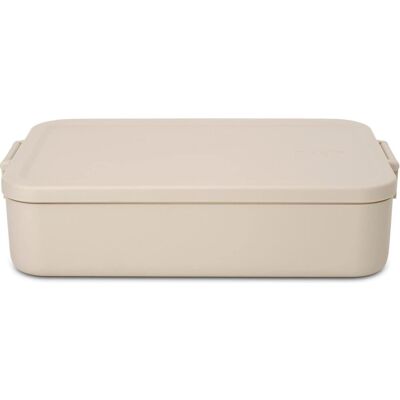 Brabantia Lunchbox Make & Take 2 l, Beige, Lunch box, Blanc, Beige - Publicité Brabantia Lunchbox Make & Take 2 l, Beige, Lunch box, Blanc, Beige - Publicité