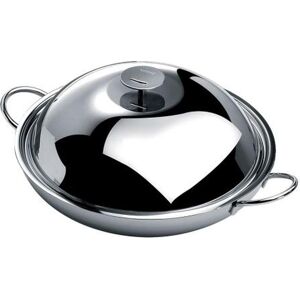 Cristel Complements wok 38 cm rvs, Poêle + casserole, Argent - Publicité Cristel Complements wok 38 cm rvs, Poêle + casserole, Argent - Publicité