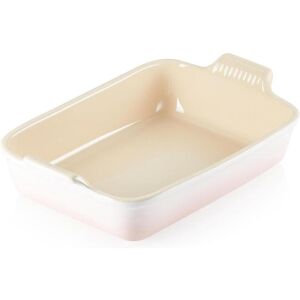 Le Creuset Rose Coquillage 32cm Plat Rectangulaire Profond - Publicité Le Creuset Rose Coquillage 32cm Plat Rectangulaire Profond - Publicité