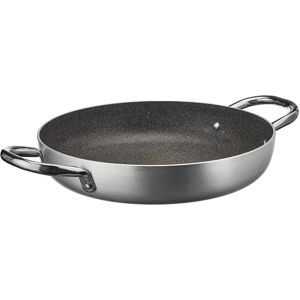Ballarini Poêle professionnelle en granit avec 2 poignées, Poêle + casserole, Gris - Publicité Ballarini Poêle professionnelle en granit avec 2 poignées, Poêle + casserole, Gris - Publicité