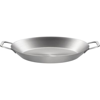 Spring Poêle à paella Marbella ø 40x5.2 cm, Poêle + casserole, Argent - Publicité Spring Poêle à paella Marbella ø 40x5.2 cm, Poêle + casserole, Argent - Publicité