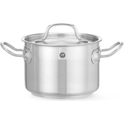 Hendi Casserole moyenne avec couvercle 4 l 200x130 mm EDS Prof, Poêle + casserole, Argent - Publicité Hendi Casserole moyenne avec couvercle 4 l 200x130 mm EDS Prof, Poêle + casserole, Argent - Publicité