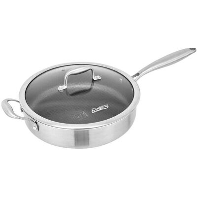 Heinner HR-MRK-28C, Poêle + casserole, Argent - Publicité Heinner HR-MRK-28C, Poêle + casserole, Argent - Publicité