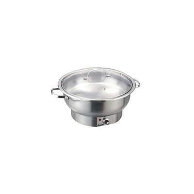 Bartscher Récipient chauffant Chafing Dish, EL, rond, 3,8L 500835, Chauffe-plats, Argent - Publicité Bartscher Récipient chauffant Chafing Dish, EL, rond, 3,8L 500835, Chauffe-plats, Argent - Publicité