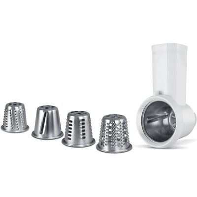 SENCOR Râpe et trancheur en acier inoxydable - Accessoire de cuisine - Publicité SENCOR Râpe et trancheur en acier inoxydable - Accessoire de cuisine - Publicité