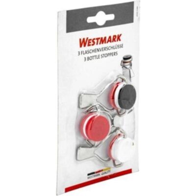 Westmark Bouchons de bouteille 3 pièces, Poêle + casserole : accessoires, Multicolore - Publicité Westmark Bouchons de bouteille 3 pièces, Poêle + casserole : accessoires, Multicolore - Publicité