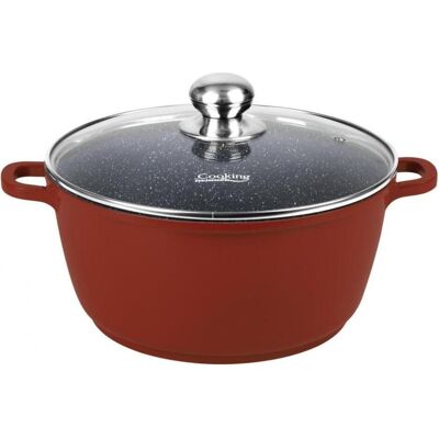 Heinner HR-JLG-C40SO, Poêle + casserole, Rouge - Publicité Heinner HR-JLG-C40SO, Poêle + casserole, Rouge - Publicité