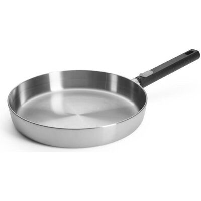 Woll Flachpfanne LOGIC STEEL 28cm/5cm, Poêle + casserole, Argent - Publicité Woll Flachpfanne LOGIC STEEL 28cm/5cm, Poêle + casserole, Argent - Publicité
