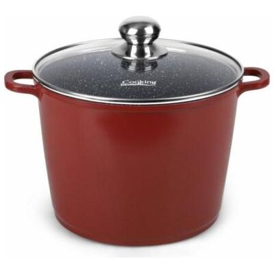 Heinner HR-JLG-D24O, Poêle + casserole, Rouge - Publicité Heinner HR-JLG-D24O, Poêle + casserole, Rouge - Publicité