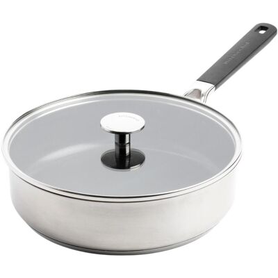 KitchenAid Classic Stainless Steel (CC005704-001), Poêle + casserole, Argent - Publicité KitchenAid Classic Stainless Steel (CC005704-001), Poêle + casserole, Argent - Publicité