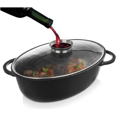 Orion Brytfanna granitowa / garnek z pokrywką szklaną 8 l GRANDE, Poêle + casserole - Publicité Orion Brytfanna granitowa / garnek z pokrywką szklaną 8 l GRANDE, Poêle + casserole - Publicité