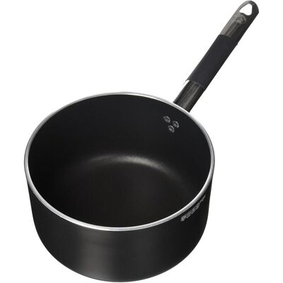Pentole Agnelli Casserole Haute en Aluminium Noir pour Induction - 24cm - Publicité Pentole Agnelli Casserole Haute en Aluminium Noir pour Induction - 24cm - Publicité