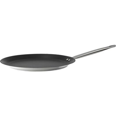 Kelomat Poêle à crêpes 28cm, Poêle + casserole, Argent - Publicité Kelomat Poêle à crêpes 28cm, Poêle + casserole, Argent - Publicité