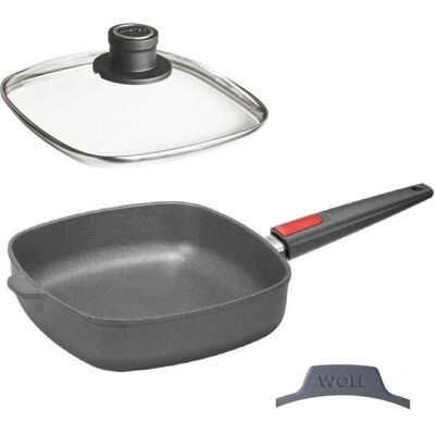 Woll Set de poêles carrées avec couvercle, Poêle + casserole - Publicité Woll Set de poêles carrées avec couvercle, Poêle + casserole - Publicité