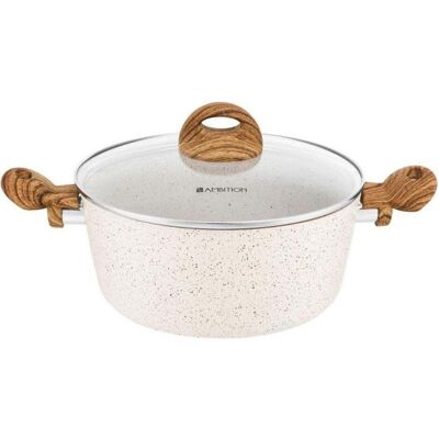 Casserole Ambition Nature 20cm 2,2L Effet pierre - Casserole - Publicité Casserole Ambition Nature 20cm 2,2L Effet pierre - Casserole - Publicité