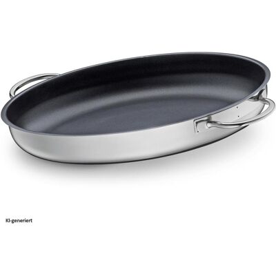 KUCHENPROFI Poêle en Acier Inoxydable Noir - Frying Pan - Publicité KUCHENPROFI Poêle en Acier Inoxydable Noir - Frying Pan - Publicité