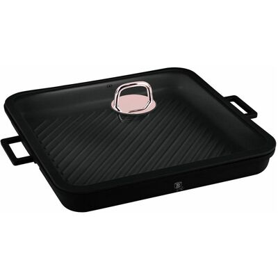 BerlingerHaus Haus Grillpfanne mit Deckel Black Rose Collection, Poêle + casserole, Noir - Publicité BerlingerHaus Haus Grillpfanne mit Deckel Black Rose Collection, Poêle + casserole, Noir - Publicité