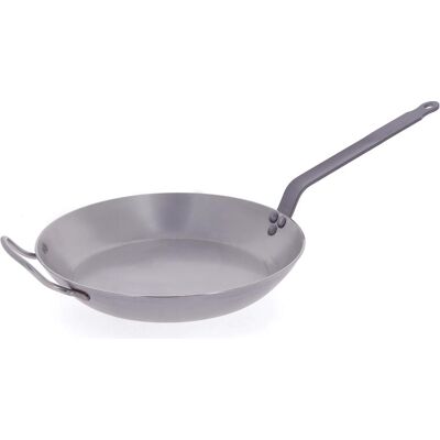 Poêle en Acier au Carbone de 32cm - Résistante & Antiadhésive - Publicité Poêle en Acier au Carbone de 32cm - Résistante & Antiadhésive - Publicité
