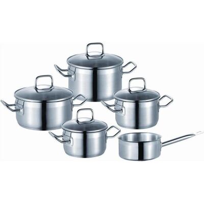 Schulte-Ufer SUS Profi Star Set de casseroles 5 pièces, Poêle + casserole - Publicité Schulte-Ufer SUS Profi Star Set de casseroles 5 pièces, Poêle + casserole - Publicité