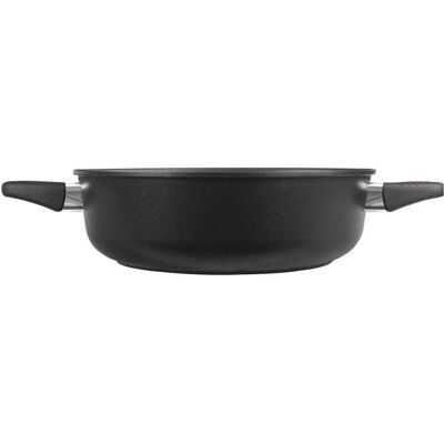 Gastrolux Sauteuse plate BIOTAN, Poêle + casserole, Noir - Publicité Gastrolux Sauteuse plate BIOTAN, Poêle + casserole, Noir - Publicité