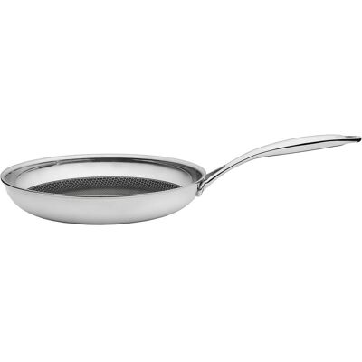 Poêle en acier inoxydable Heirol Pro Steelsafe avec revêtement antiadhésif - 24cm - Publicité Poêle en acier inoxydable Heirol Pro Steelsafe avec revêtement antiadhésif - 24cm - Publicité