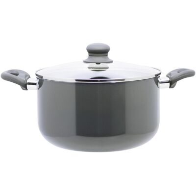 ELO Kochtopf Ø24cm Rhino Grey, Poêle + casserole, Gris - Publicité ELO Kochtopf Ø24cm Rhino Grey, Poêle + casserole, Gris - Publicité