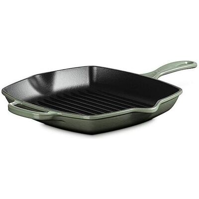 Le Creuset Grille en Fonte Signature Carrée 26cm - Publicité Le Creuset Grille en Fonte Signature Carrée 26cm - Publicité