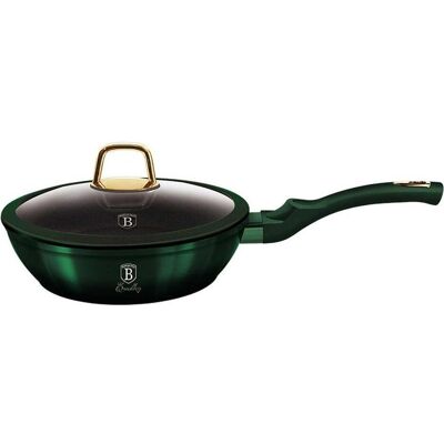 Poêle profonde Berlingerhaus avec revêtement en titane 24cm Collection Emerald BH-6049 - Publicité Poêle profonde Berlingerhaus avec revêtement en titane 24cm Collection Emerald BH-6049 - Publicité