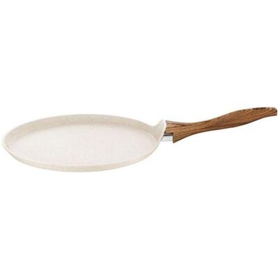 Poêle à crêpes Ambition 28cm avec revêtement imitation pierre - NATURE - Publicité Poêle à crêpes Ambition 28cm avec revêtement imitation pierre - NATURE - Publicité