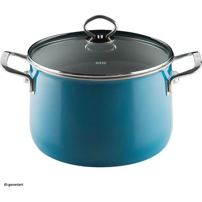 Riess - Fleischtopf m.Glasd. 24cm,6.5L - Bleu - Ensemble de casseroles - Publicité Riess - Fleischtopf m.Glasd. 24cm,6.5L - Bleu - Ensemble de casseroles - Publicité