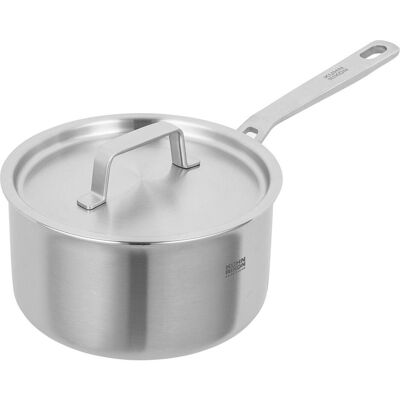 Kuhn Rikon Casserole à manche « Culinary Fiveply », Poêle + casserole, Argent - Publicité Kuhn Rikon Casserole à manche « Culinary Fiveply », Poêle + casserole, Argent - Publicité