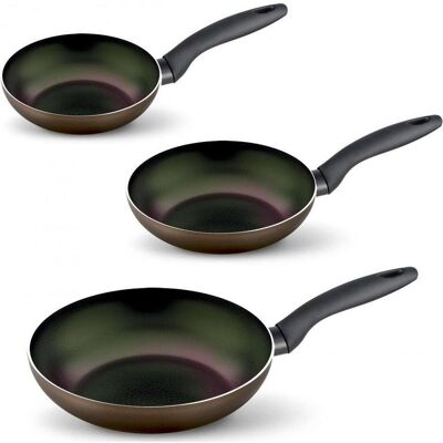 Pensofal Diamond Frying Pan Set 18-22-26cm 3342, Poêle + casserole, Marron - Publicité Pensofal Diamond Frying Pan Set 18-22-26cm 3342, Poêle + casserole, Marron - Publicité