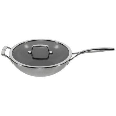 Zwilling PEAK WOK 30 CM, Poêle + casserole, Argent - Publicité Zwilling PEAK WOK 30 CM, Poêle + casserole, Argent - Publicité