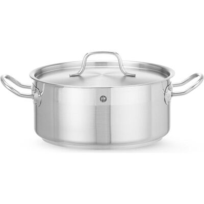 Hendi Casserole basse avec couvercle 4,8 l 240x105 mm EDS P, Poêle + casserole, Argent - Publicité Hendi Casserole basse avec couvercle 4,8 l 240x105 mm EDS P, Poêle + casserole, Argent - Publicité
