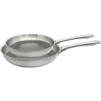 ELO Passione Sollievo, Poêle + casserole, Argent - Publicité ELO Passione Sollievo, Poêle + casserole, Argent - Publicité
