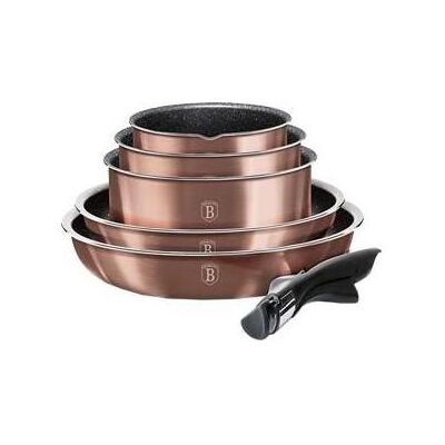 BerlingerHaus BH1591 12 pcs set de cuisine Metallic Line Rose Gold Edition rose g, Poêle + casserole, Rose - Publicité BerlingerHaus BH1591 12 pcs set de cuisine Metallic Line Rose Gold Edition rose g, Poêle + casserole, Rose - Publicité