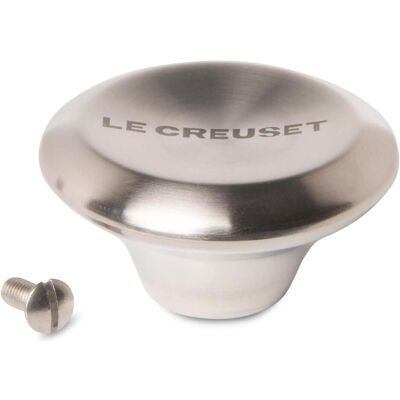 Bouton de Couvercle en Céramique Le Creuset - Accessoire de Cuisine - Argent - Publicité Bouton de Couvercle en Céramique Le Creuset - Accessoire de Cuisine - Argent - Publicité
