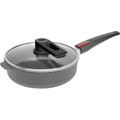 Woll PAC12DLI Poêle "Diamond Lite" avec couvercle en verre anthracite Taille 24 cm Ø, Poêle + casserole, Noir - Publicité Woll PAC12DLI Poêle "Diamond Lite" avec couvercle en verre anthracite Taille 24 cm Ø, Poêle + casserole, Noir - Publicité