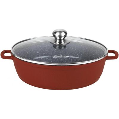 Heinner HR-JLG-J40JCR, Poêle + casserole, Rouge - Publicité Heinner HR-JLG-J40JCR, Poêle + casserole, Rouge - Publicité