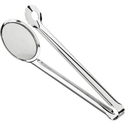 Tescoma Pince à frire GrandCHEF ø 10 cm, Ustensiles de cuisine, Gris, Argent - Publicité Tescoma Pince à frire GrandCHEF ø 10 cm, Ustensiles de cuisine, Gris, Argent - Publicité