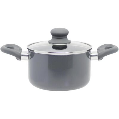 ELO Kochtopf Ø16cm Rhino Grey, Poêle + casserole, Gris - Publicité ELO Kochtopf Ø16cm Rhino Grey, Poêle + casserole, Gris - Publicité